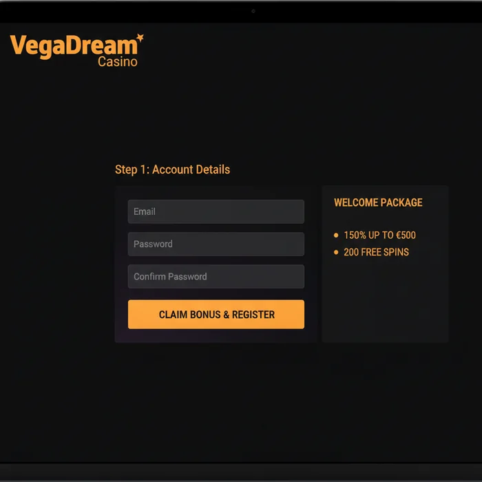 VegaDream Casino Casino Signup